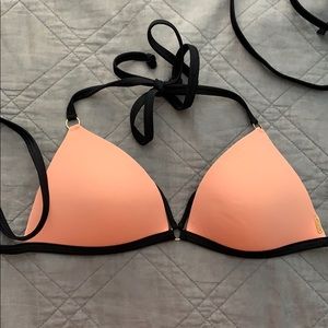 pink bikini top size small